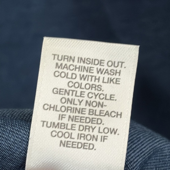 J. JILL Pure Jill Indigo Tunic Dress Trapeze Swing Long Sleeve V Neck Blue Sz S - Picture 9 of 12